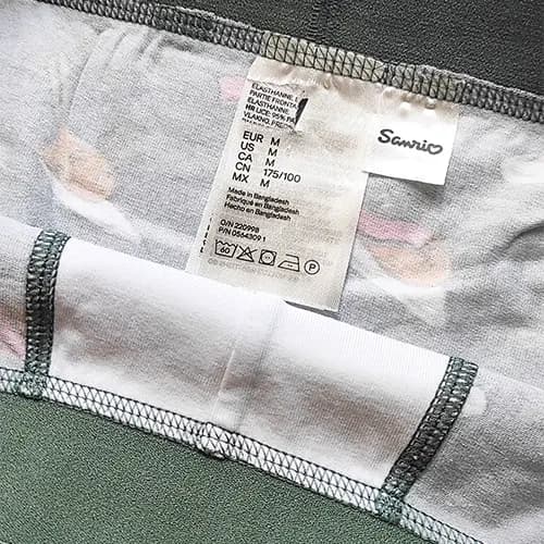 شورت مردانه پادار H&M اورجینال طرح نیمرو زمینه سبز — تصویر ۳