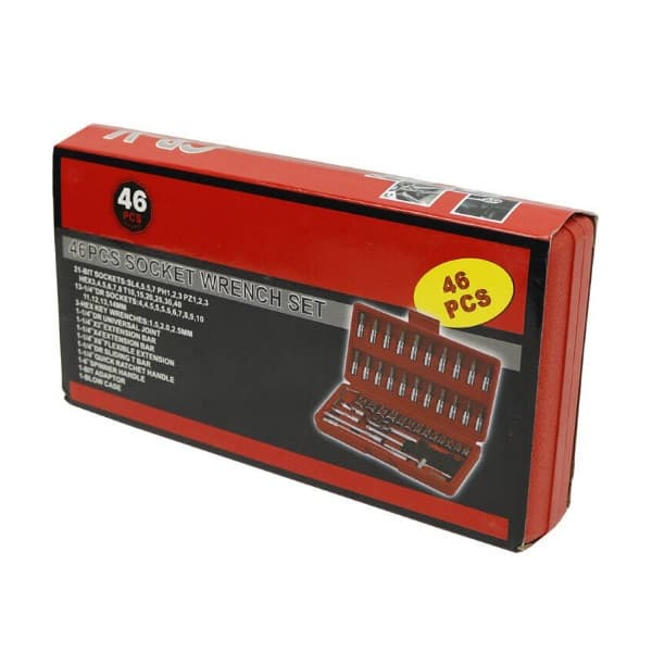 جعبه بکس 46 عددی درایو 1/4 46PCS — تصویر ۳