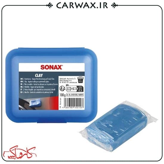 خمیر کلی بار نرم 100 گرم سوناکس Sonax Clay 100g Blue