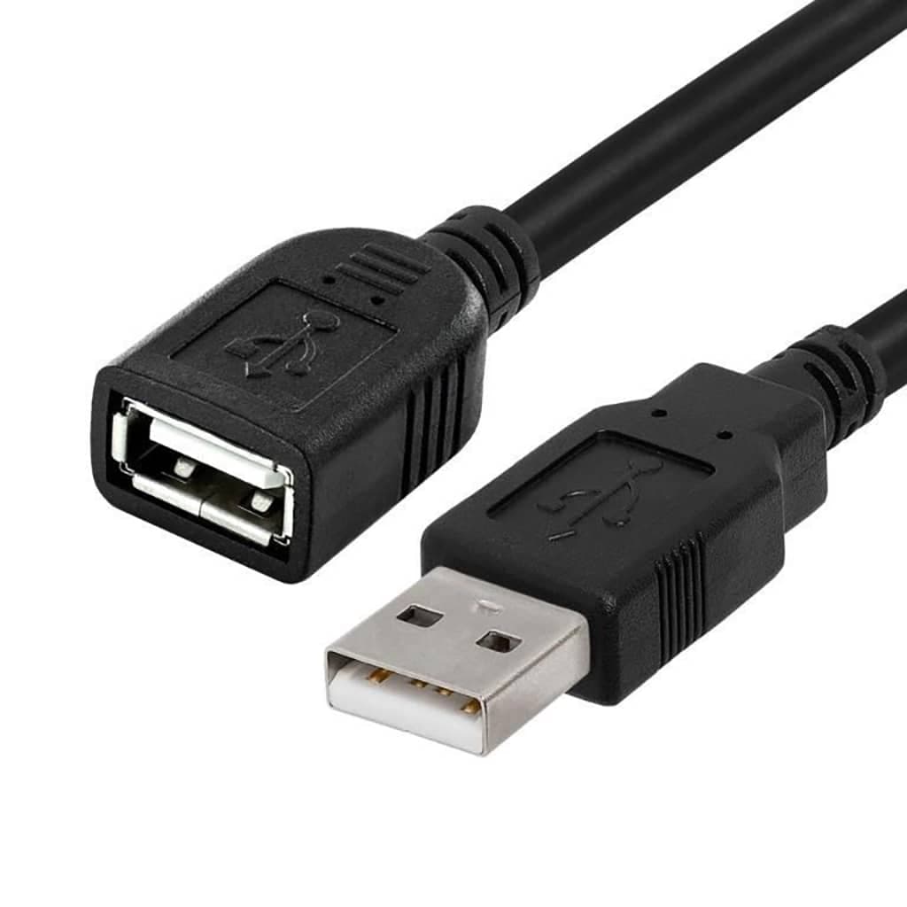 کابل افزایش طول 50 سانتی USB ( ابی شیلد دار ) — تصویر ۳