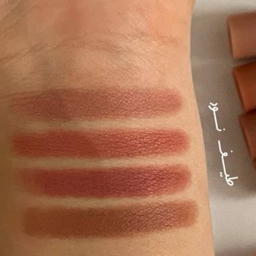 رژ گونه 4 طبقه صورتی لاو کیک مات فانتزی گوگولی پینترستی کیفی کوچک مینی مسافرتی رژلب مینی کیوت رژ و رژگونه طبقاتی — تصویر ۲