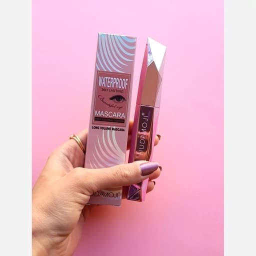 ریمل مشکی الماسی صورتی پینترستی فانتزی کیوت پرپشت کننده و لیفت کننده مژه ها — تصویر ۳