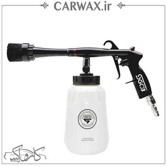 تفنگ تورنادوگان صفر شویی مخزن دار بادی مغزی پلاستیکی خودرو اس جی سی بی SGCB Tornador Car Cleaning Gun