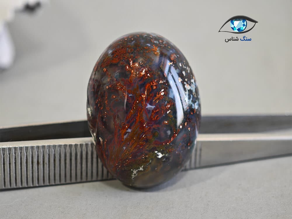 عقیق شجر پاییزی 7.7 گرم — تصویر ۴
