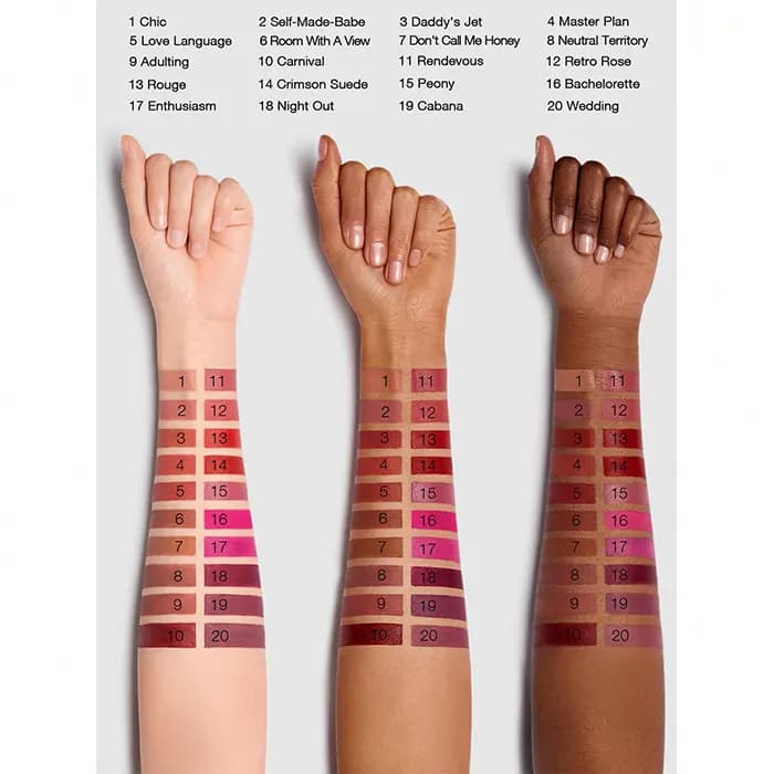 رژ جامد مات شیگلم Sheglam سری Matte Allure رنگ Cabana — تصویر ۷