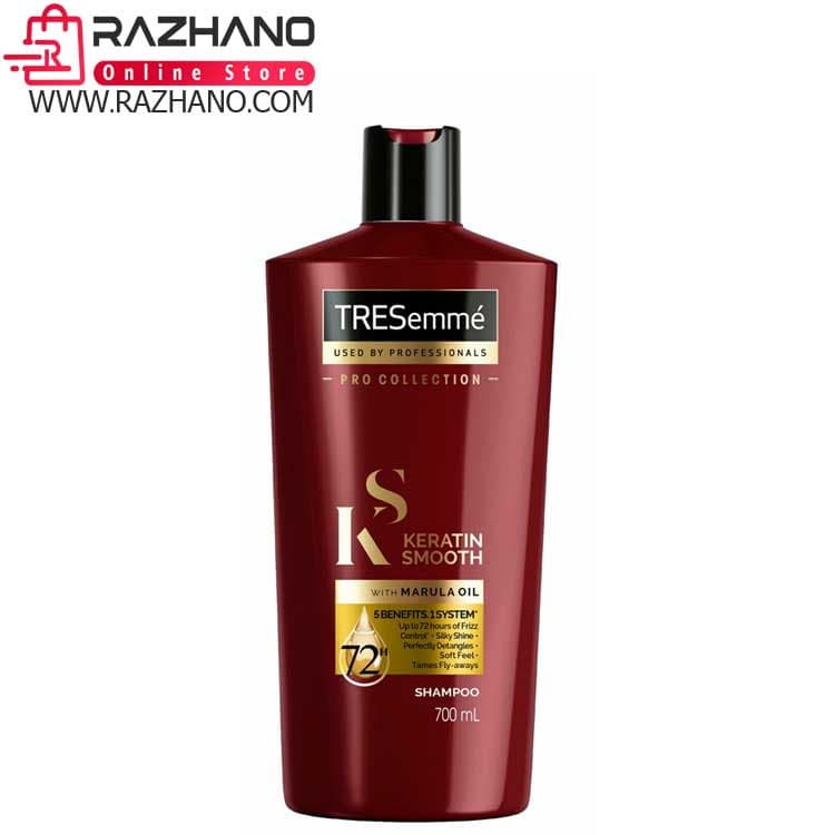 شامپو کراتینه ترسمه مدل KERATIN SMOOTH حجم 700 میل