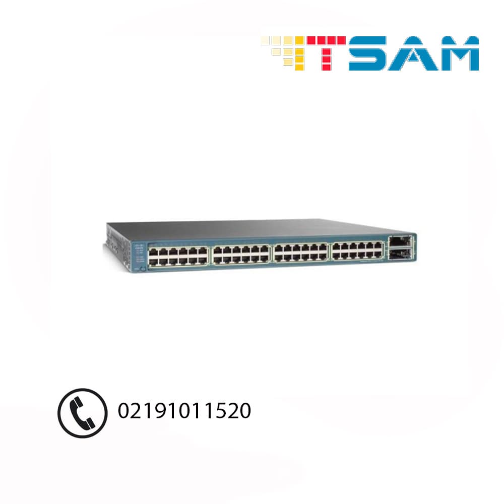 سوئیچ سیسکو Cisco WS-C3560E-48PD-S — تصویر ۲
