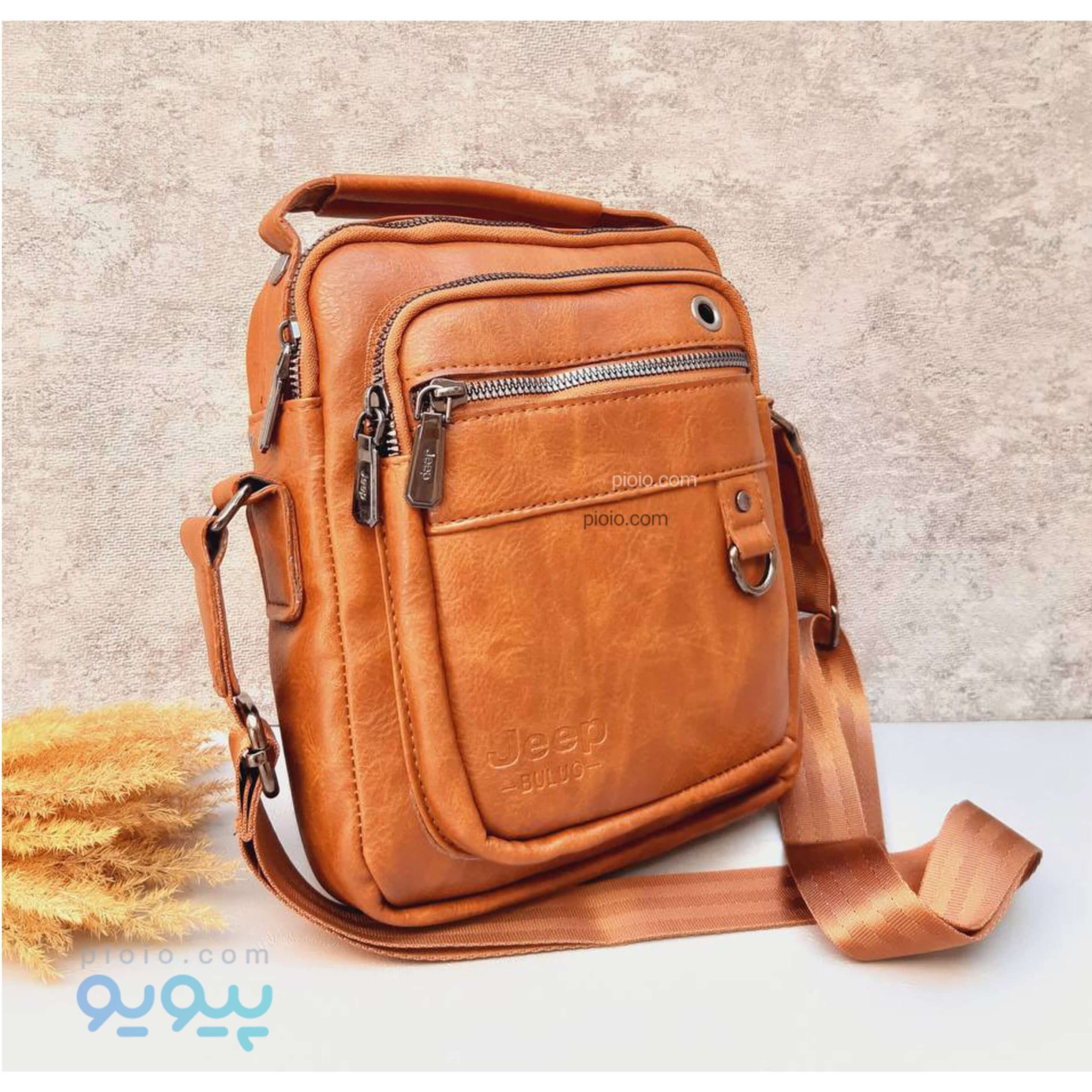کیف دوشی چرم خارجی جیپ کد 81027 تک و عمده — تصویر ۳
