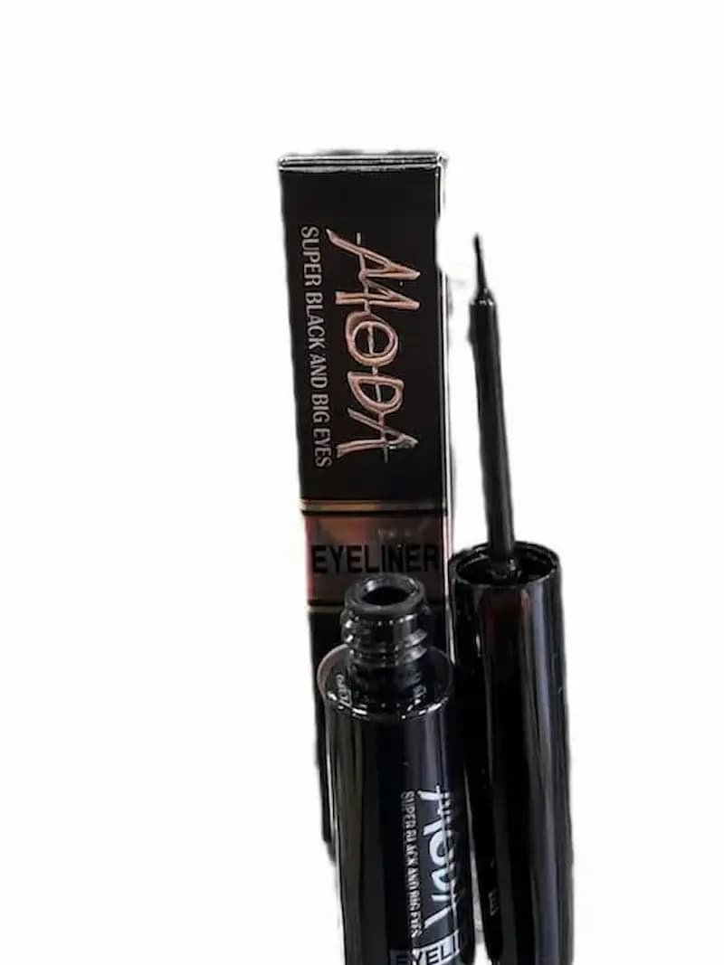 خط چشم مویی مودا مدل Super Black & Big Eyes ماندگاری بالا