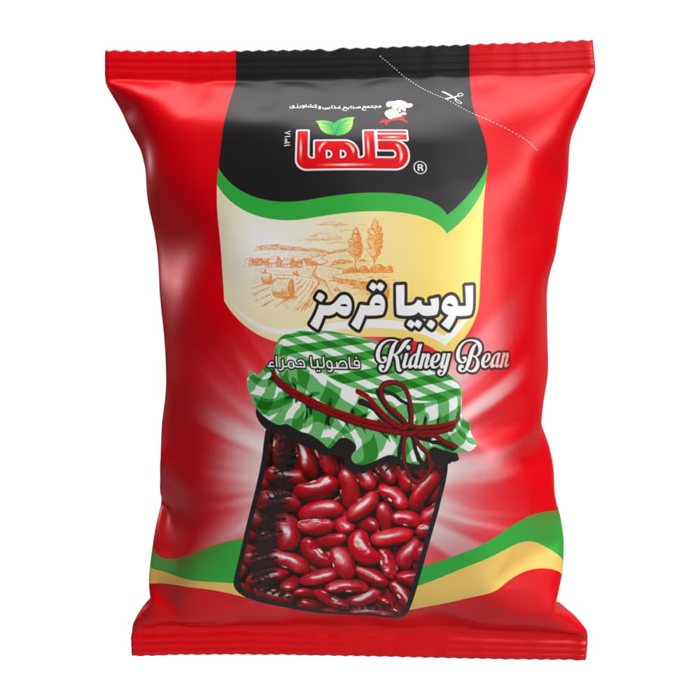 لوبیا قرمز – 700 گرم(سلفون) – نایلون 12 تایی گلها