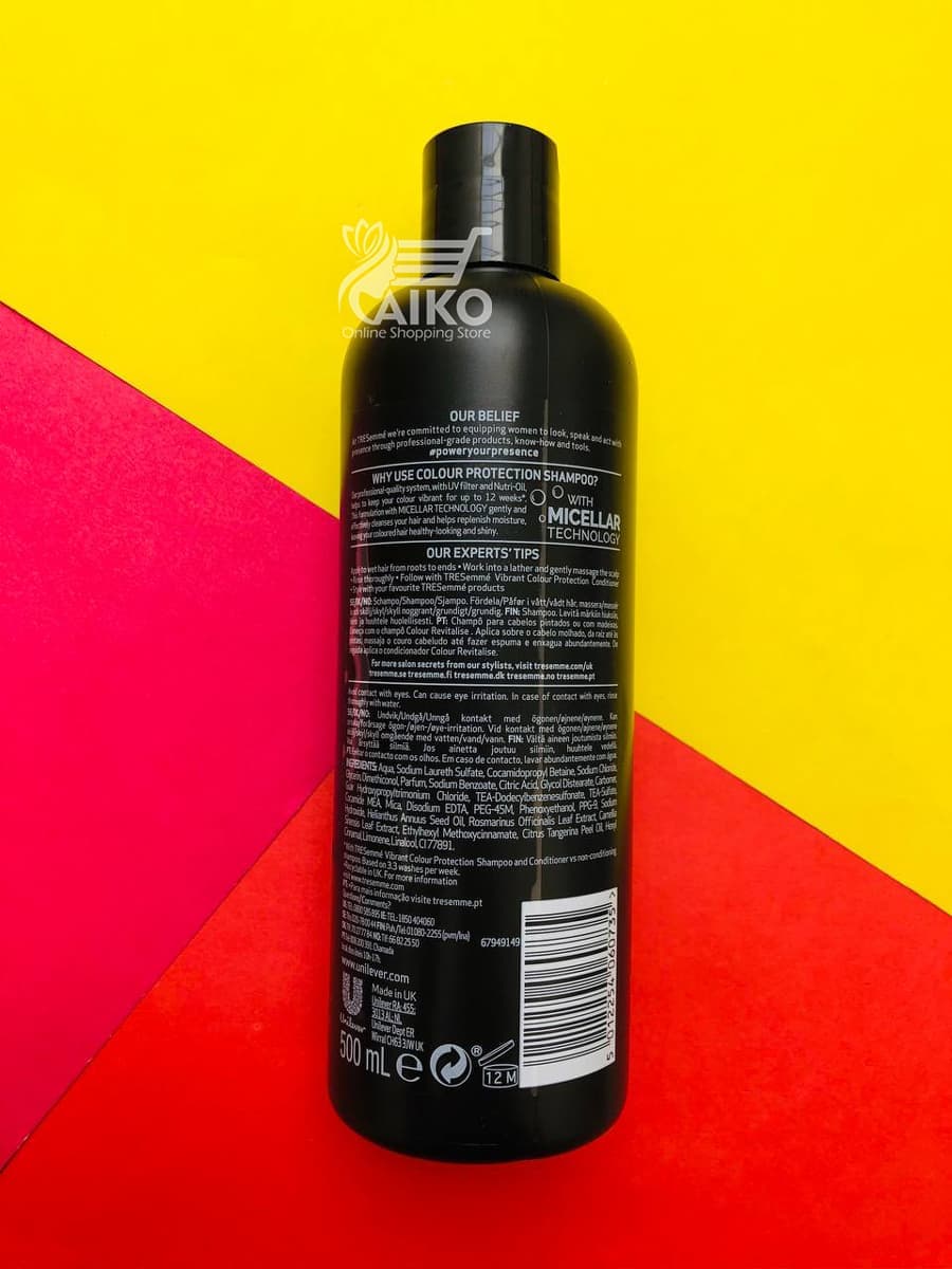 شامپو موهای رنگ شده ترزمه TRESemme Colour Revitalise — تصویر ۳