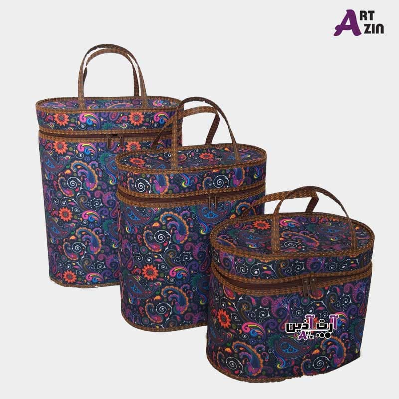 کیف فلاکسی چاپی 4 تیکه – کیف پیک نیک کد : 16 – 507 — تصویر ۲