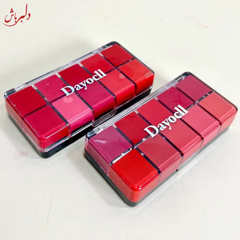 پالت رژلب ۱۰ رنگ دایسل — تصویر ۶