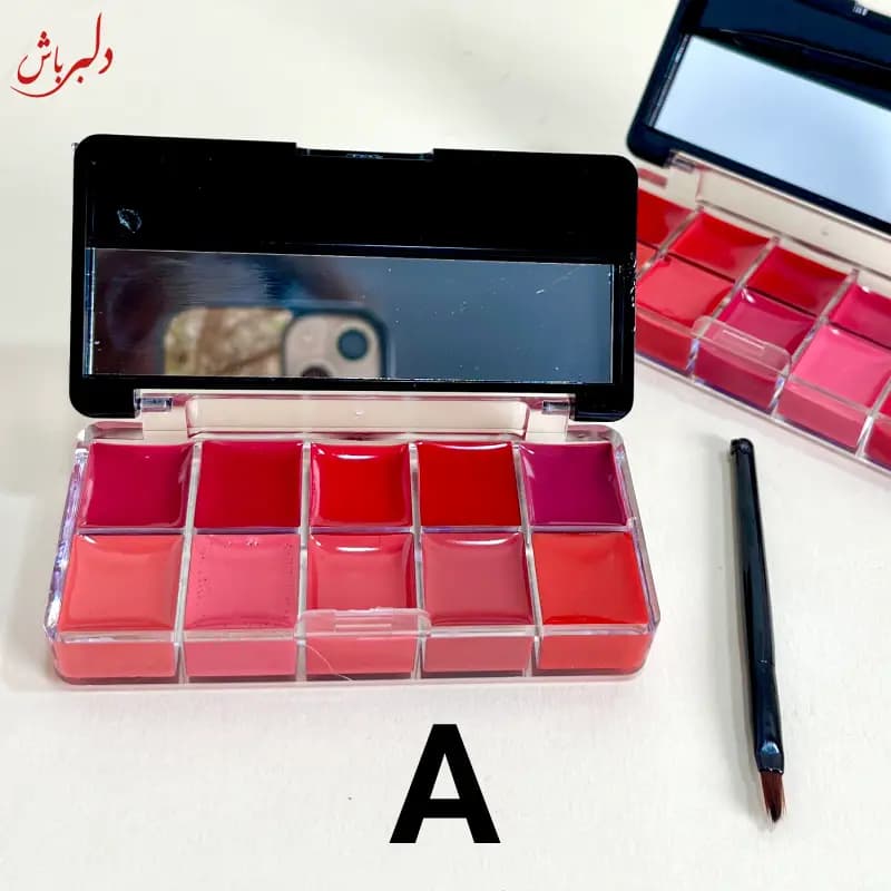 پالت رژلب ۱۰ رنگ دایسل — تصویر ۲