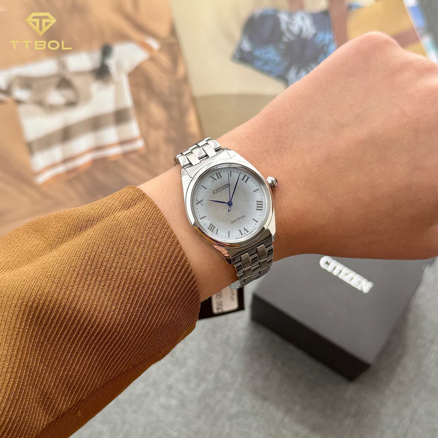 ساعت مچی زنانه سیتیزن (CITIZEN) مدل EM1140-80D — تصویر ۳