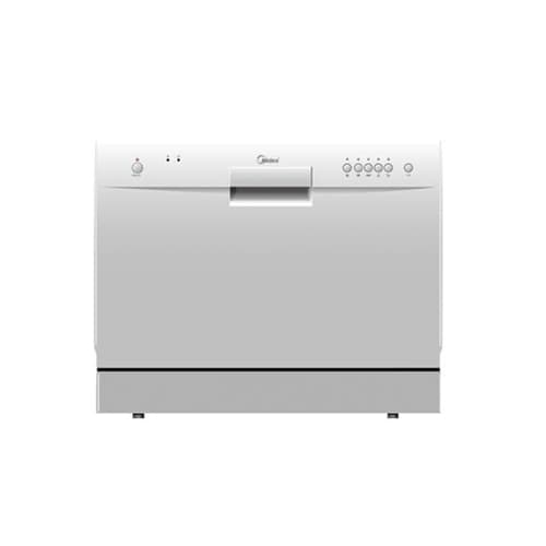 ماشین ظرفشویی 6 نفره رومیزی مایدیا سیلور مدل WQP6-3208A