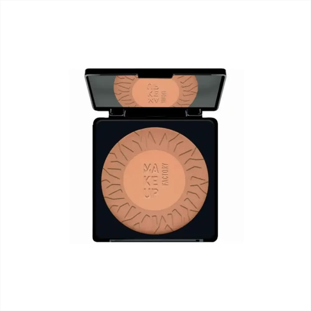 برنز کننده براق صورت شماره 05 میکاپ فکتوری MAKEUP FACTORY مدل Mineral Glow وزن 8.5 گرم — تصویر ۲