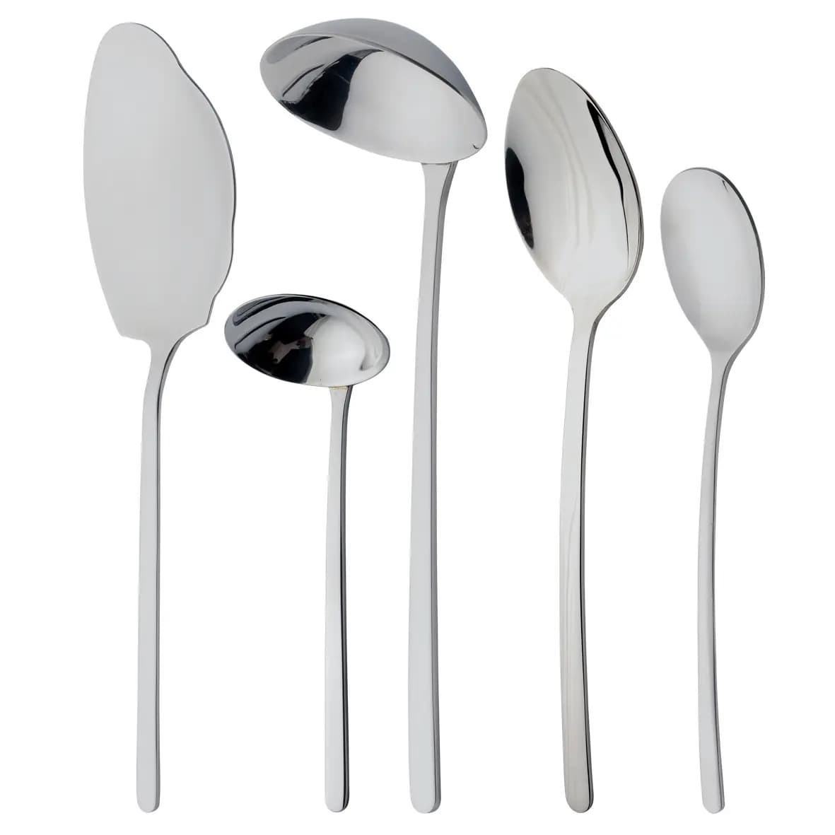 سرویس قاشق چنگال 152 پارچه رجینا استیل براق جعبه کادویی ناب استیل — تصویر ۳