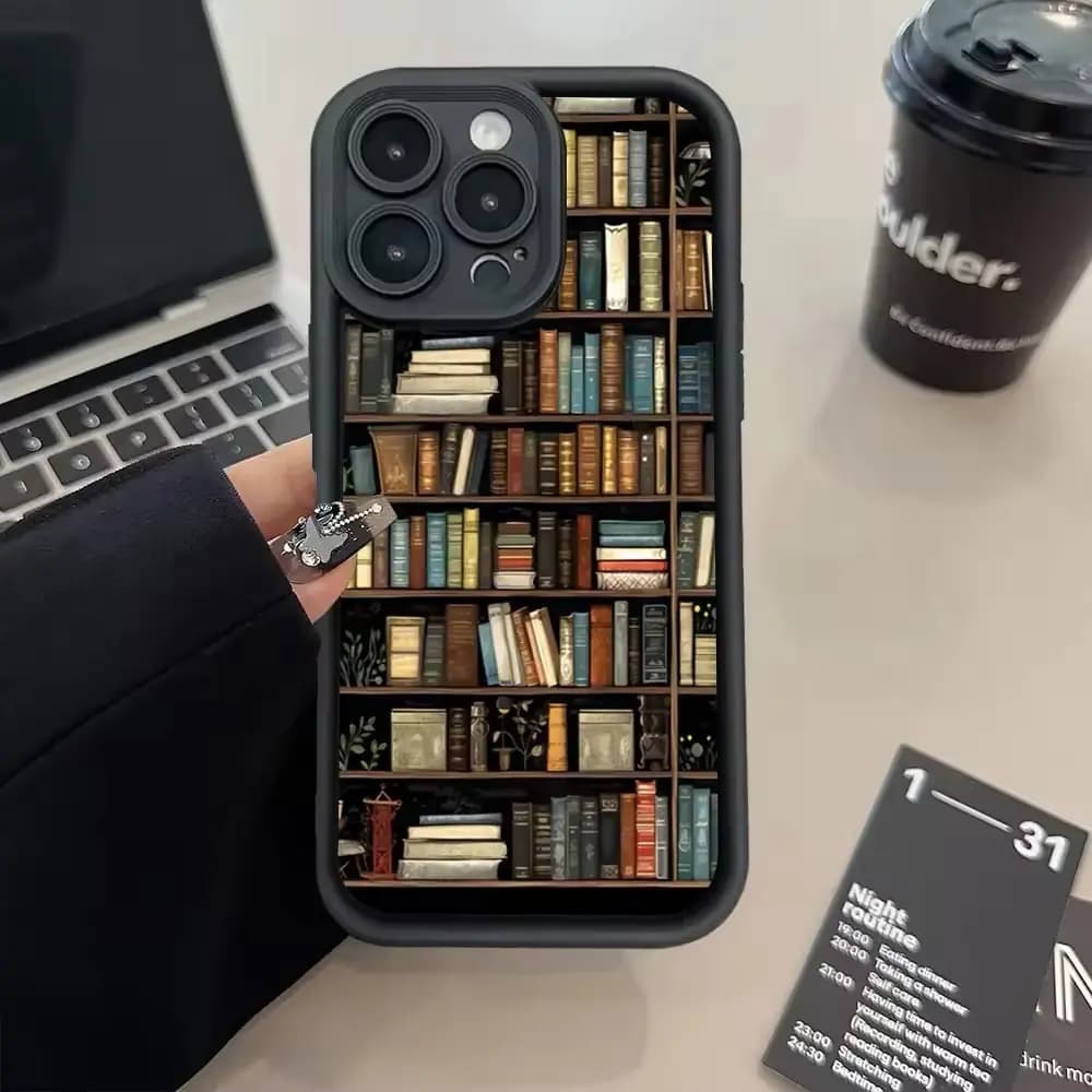 قاب Library آیفون ، سامسونگ ، شیائومی (کدC1982) — تصویر ۲