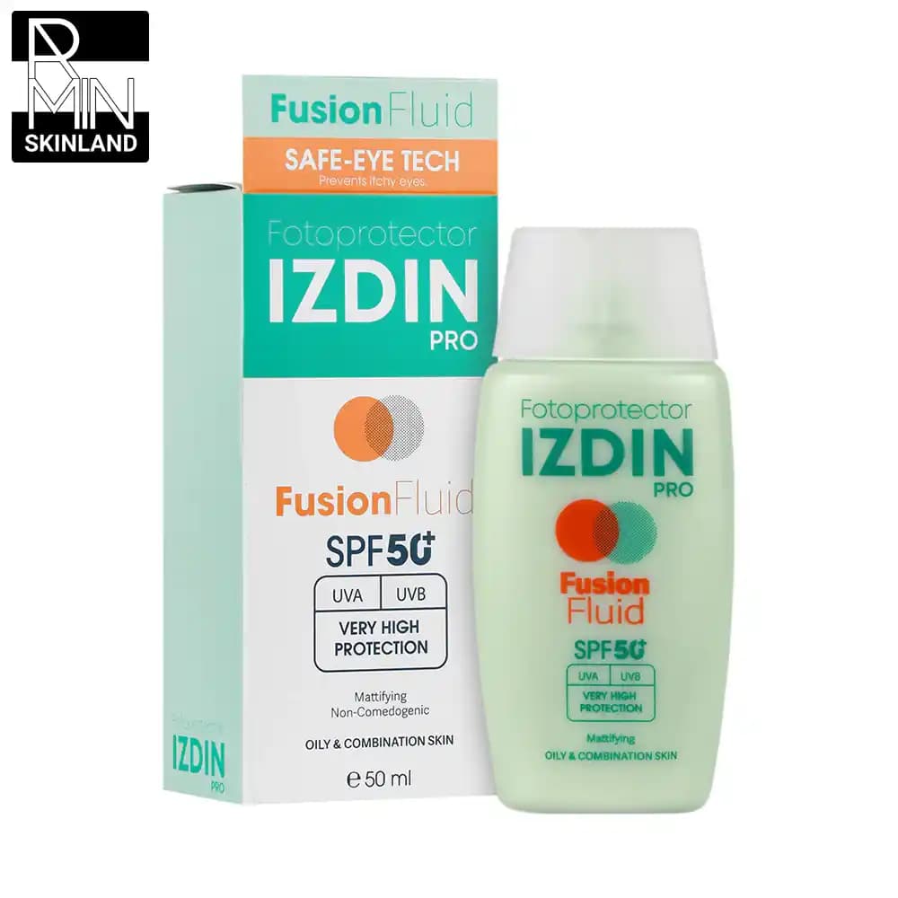 ضد آفتاب فیوژن فلوئید ایزدین پرو SPF 50 حجم 50ml — تصویر ۲