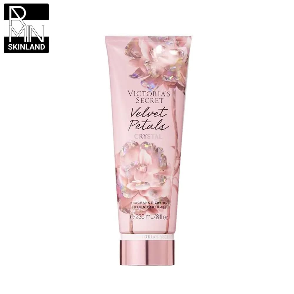 لوسیون بدن ویکتوریا سکرت مدل Velvet Petals Crystal حجم 236ml