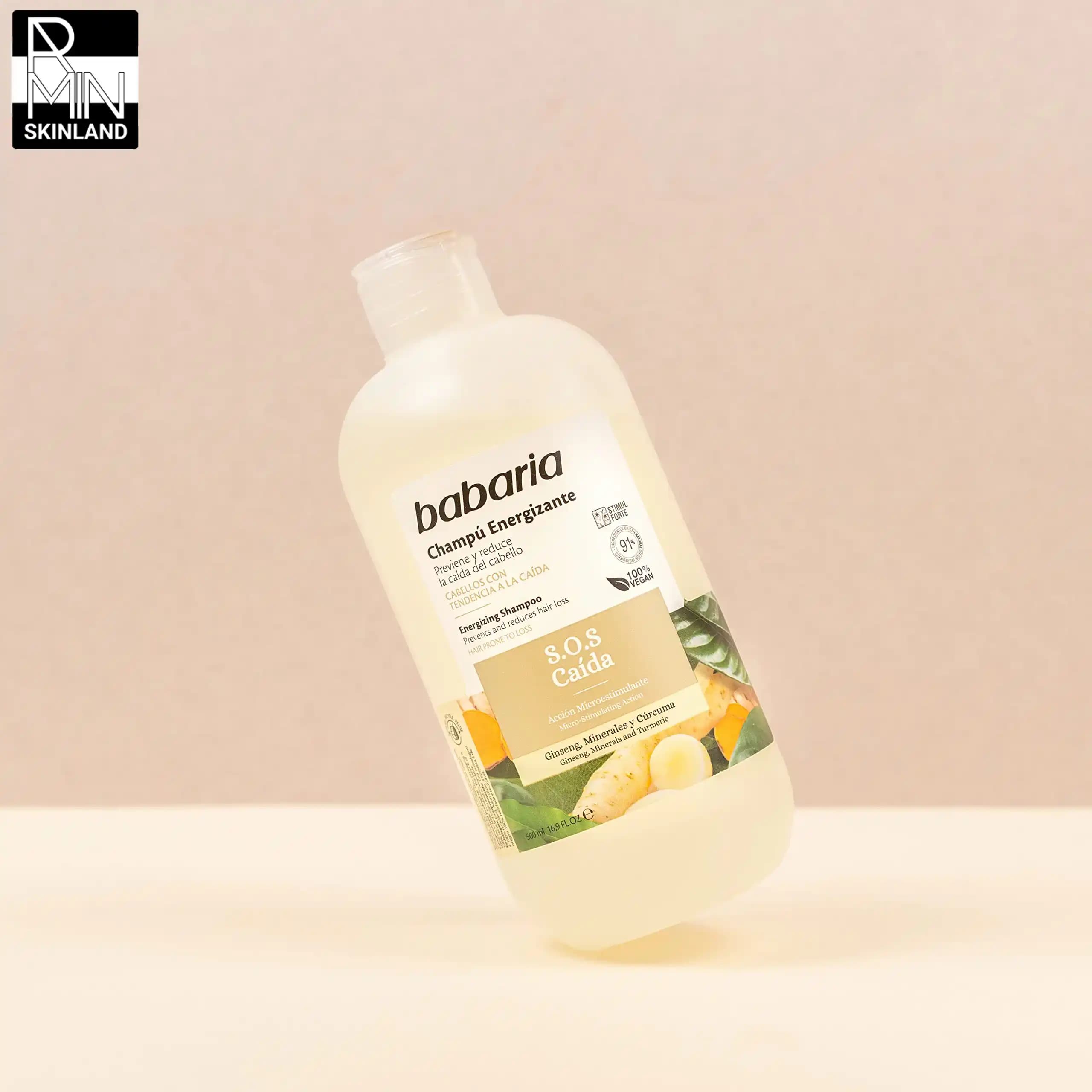 شامپو تقویت کننده و ضد ریزش باباریا مدل SOS حجم 400ml — تصویر ۳