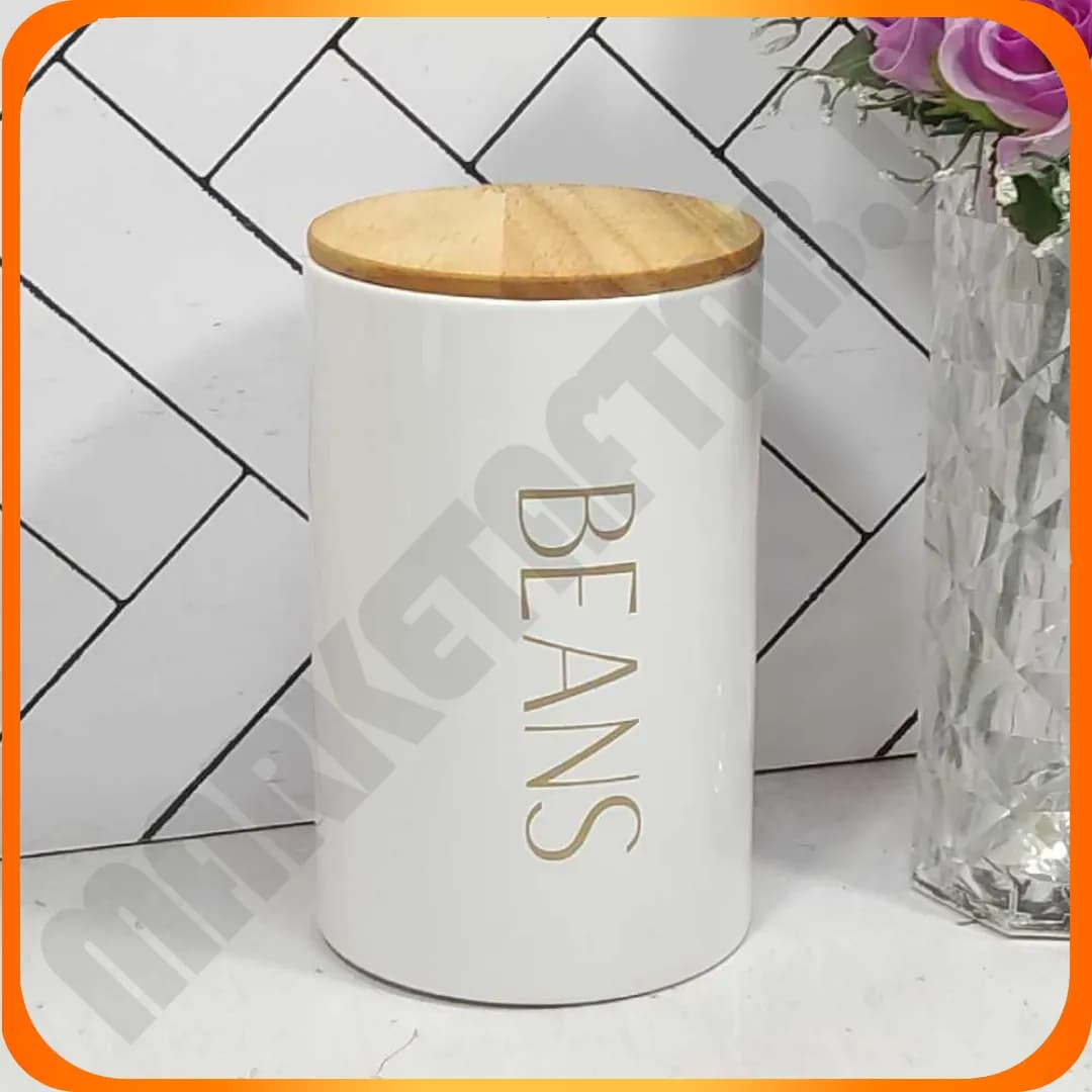 40209039 سرویس 17 پارچه سفید درب چوبی مینیمال سام ست