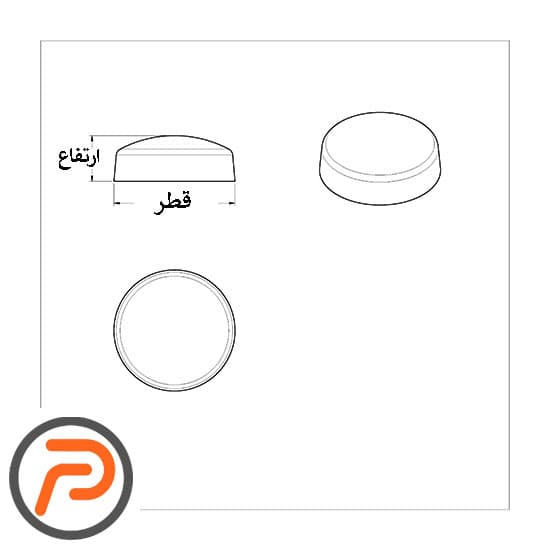 گل پیچ پلاستیکی کاور و درپوش پیچ بهسازان 20 عددی — تصویر ۳