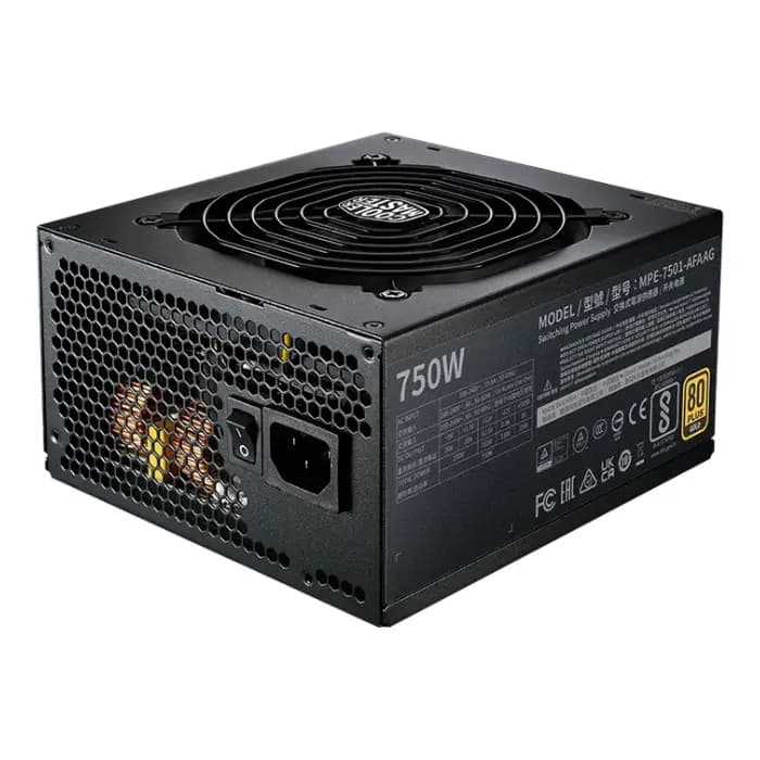 پاور استوک کولر مستر Cooler master MWE 750W V2 GOLD FULL MODULAR