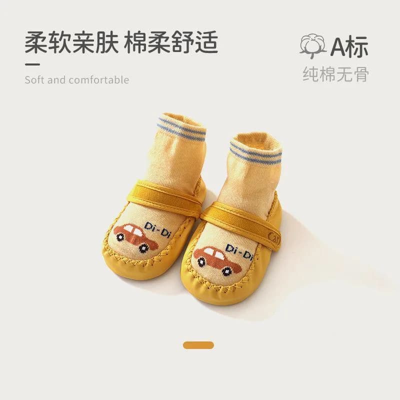 پاپوش جورابی بچه گانه طرح ماشین — تصویر ۶
