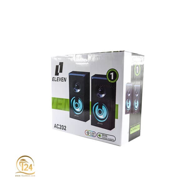 اسپیکر رومیزی 2 تکه ELEVEN مدل AC202 — تصویر ۵