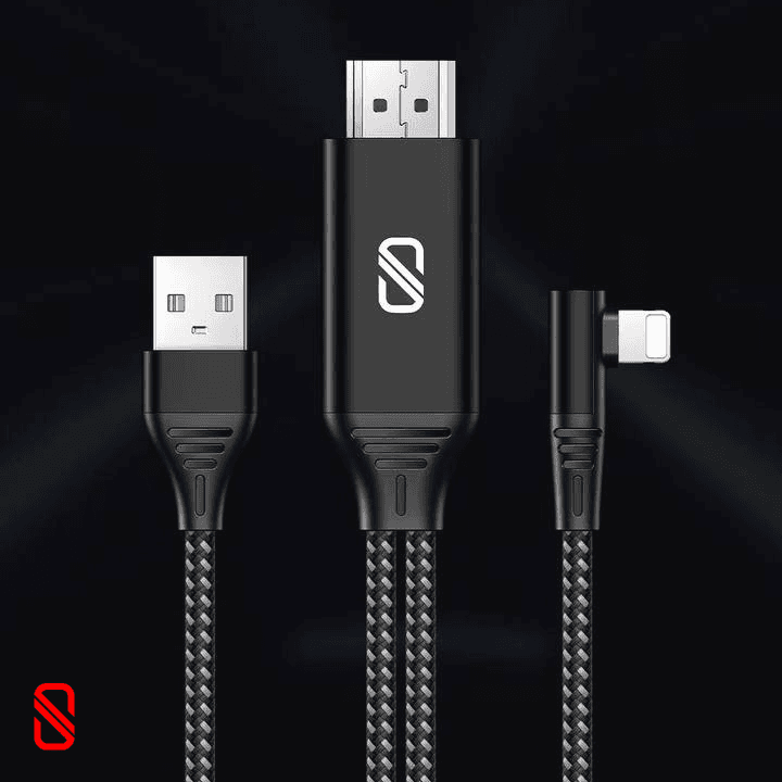 كابل HDMI برندSLICTO لایتنینگ — تصویر ۴