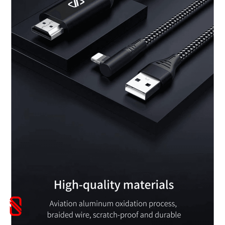 كابل HDMI برندSLICTO لایتنینگ — تصویر ۵