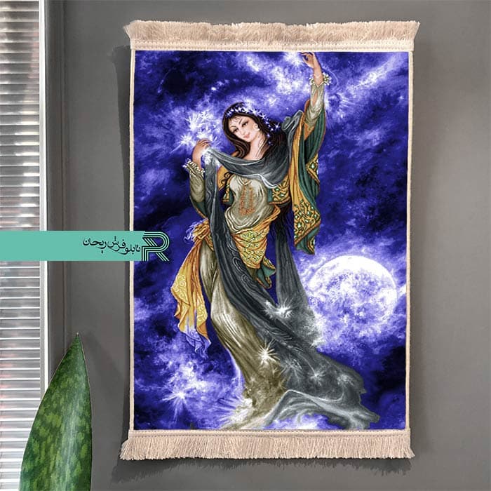 تابلوفرش مینیاتور نقاشی استادفرشچیان کد ۲۰