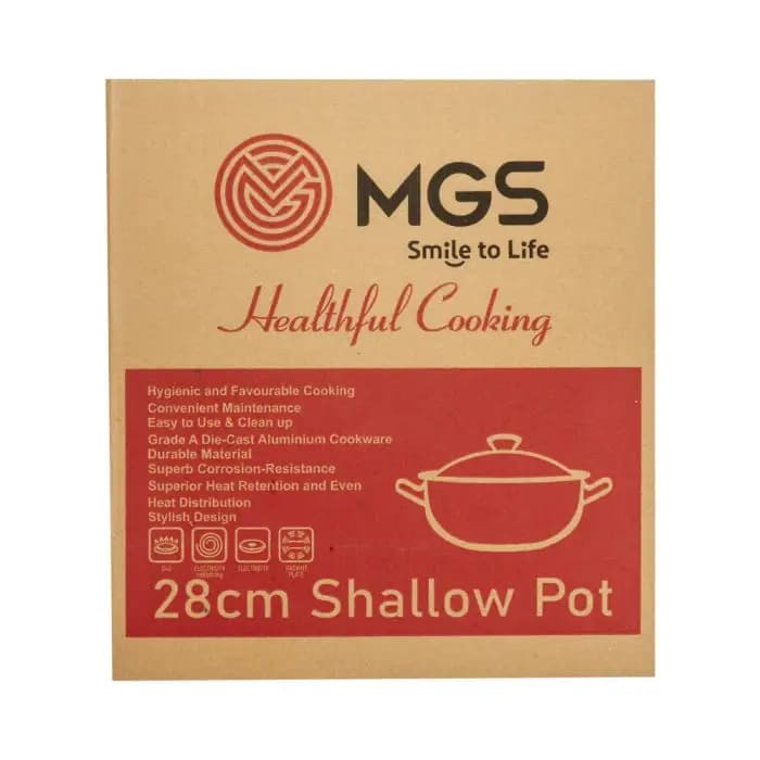 تابه سایز ۲۸ ام جی اس MGS طرح فورج دو دسته — تصویر ۳