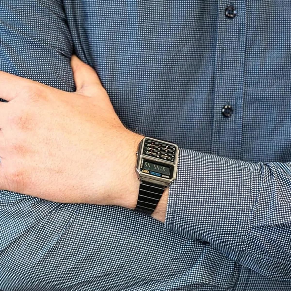 ساعت مچی مردانه کاسیو مدل Casio CA-500WEGG-9B — تصویر ۴