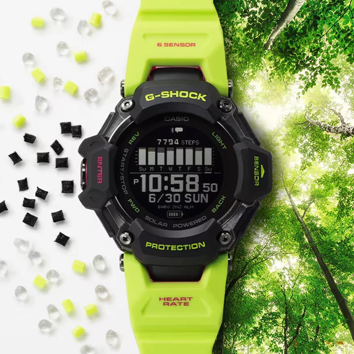ساعت مچی مردانه کاسیو جی شاک مدل Casio G-SHOCK GBD-H2000-1A9 — تصویر ۶