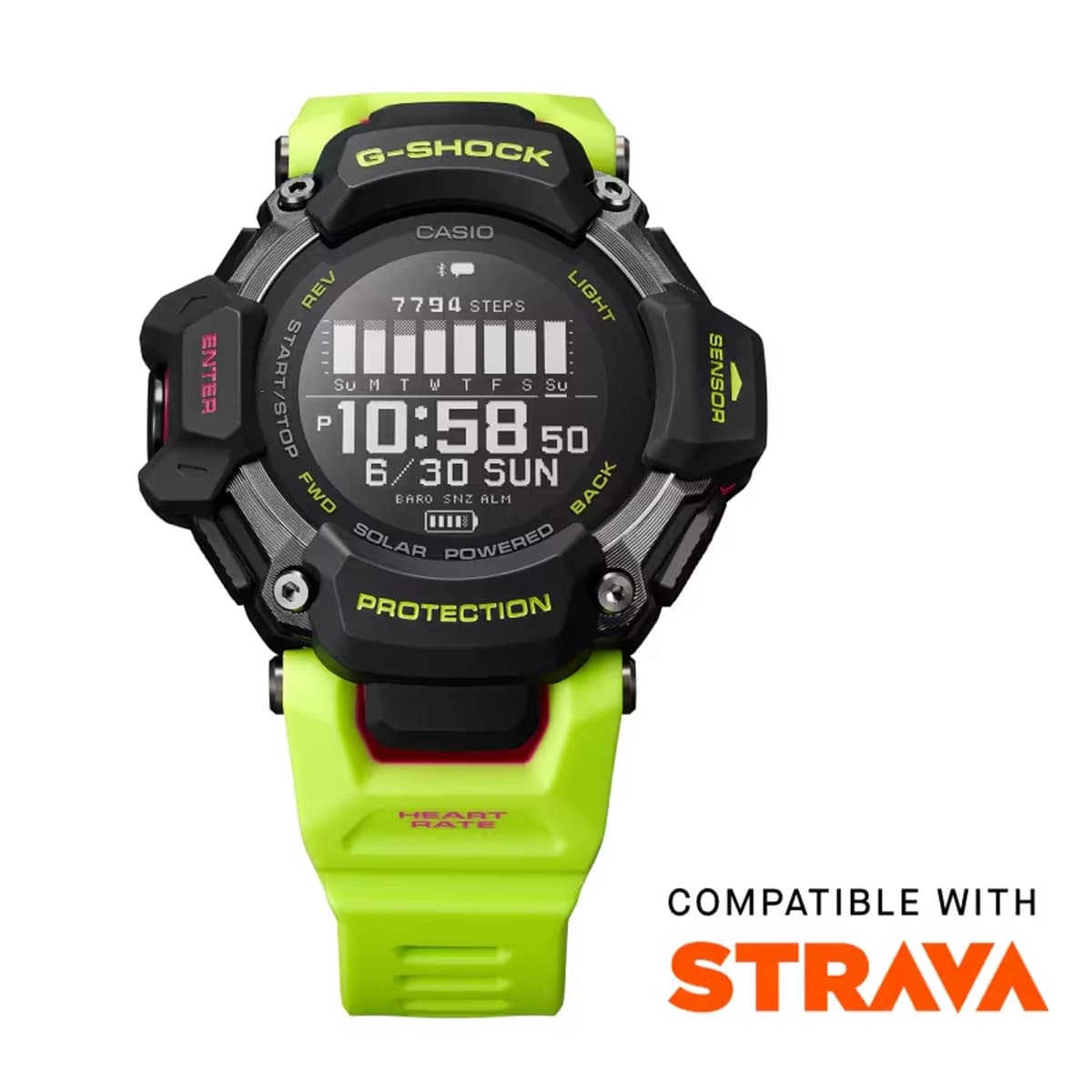 ساعت مچی مردانه کاسیو جی شاک مدل Casio G-SHOCK GBD-H2000-1A9 — تصویر ۴