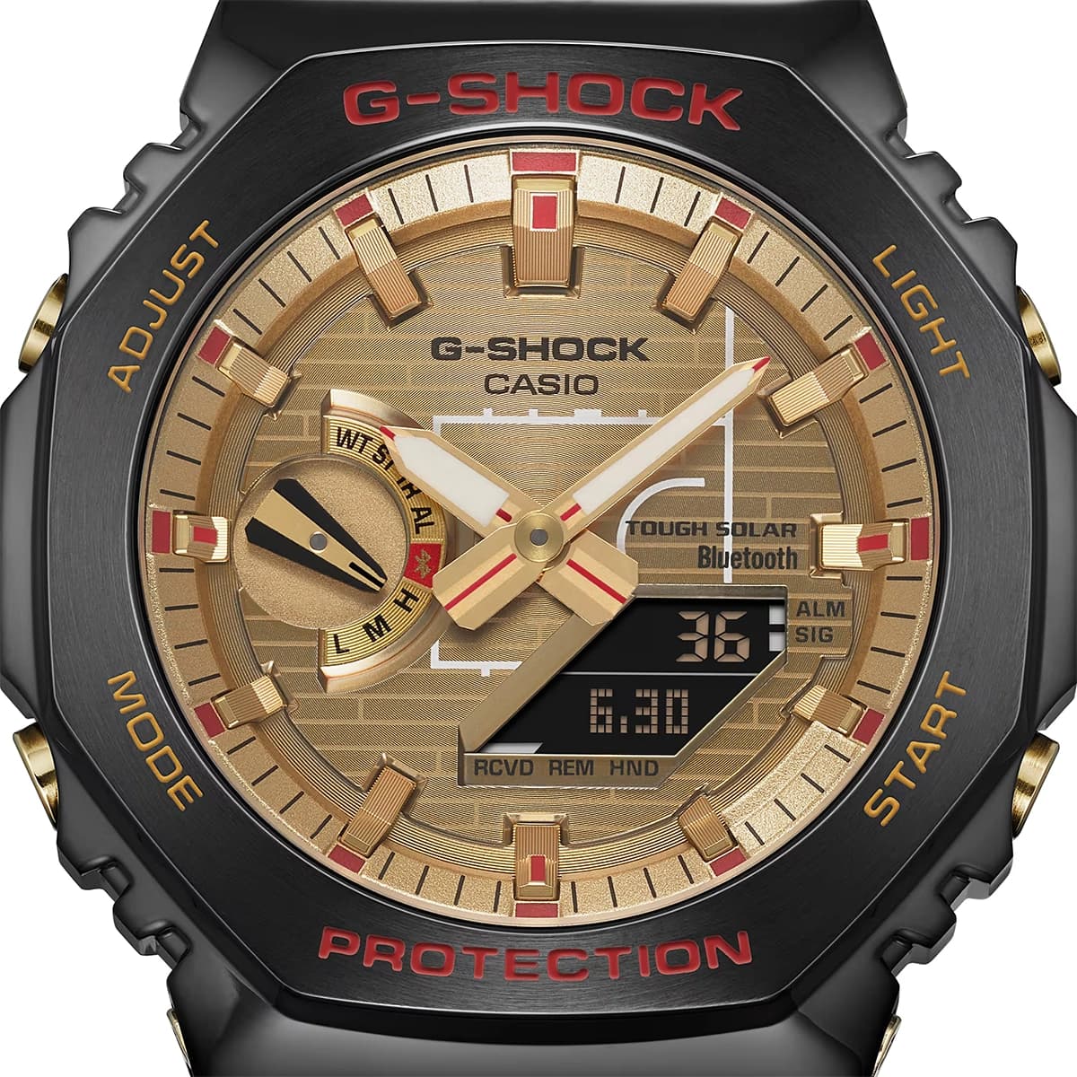 ساعت مچی مردانه کاسیو جی شاک مدل Casio G-SHOCK GBM-2100RH-1A — تصویر ۴