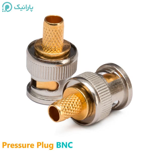 فیش BNC پرسی گلد