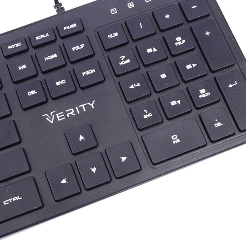 کیبورد سیم دار وریتی VERITY مدل V-KB6137 — تصویر ۱۲