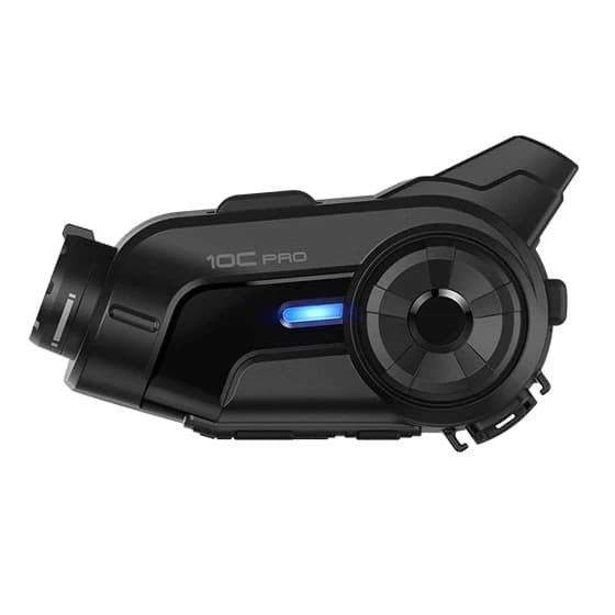 هدست بلوتوث SENA مدل 10C PRO مناسب انواع کلاه کاسکت BLACK(واکیتاکیدار)