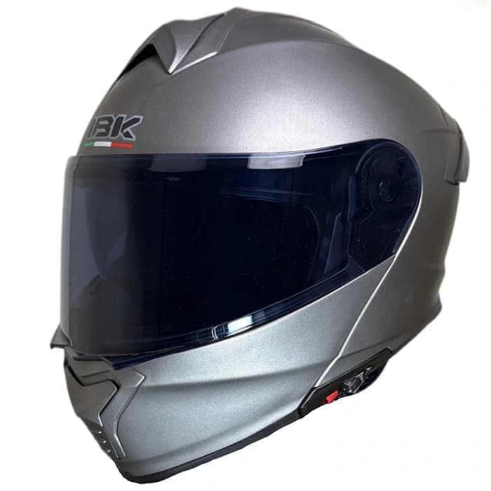 کلاه کاسکت فک متحرک iBK مدل 965B MATT GRAY
