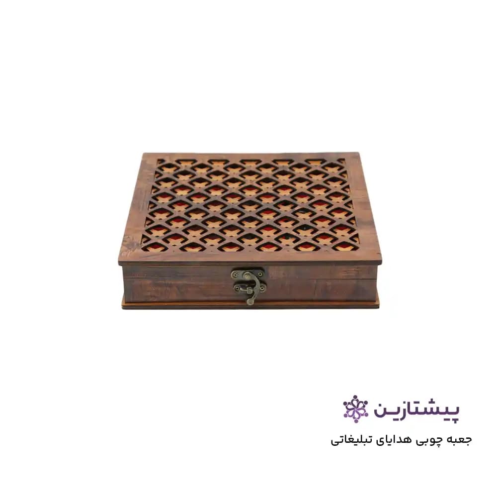 ست هدیه نفیس چرم ترمو عسلی تیره — تصویر ۳