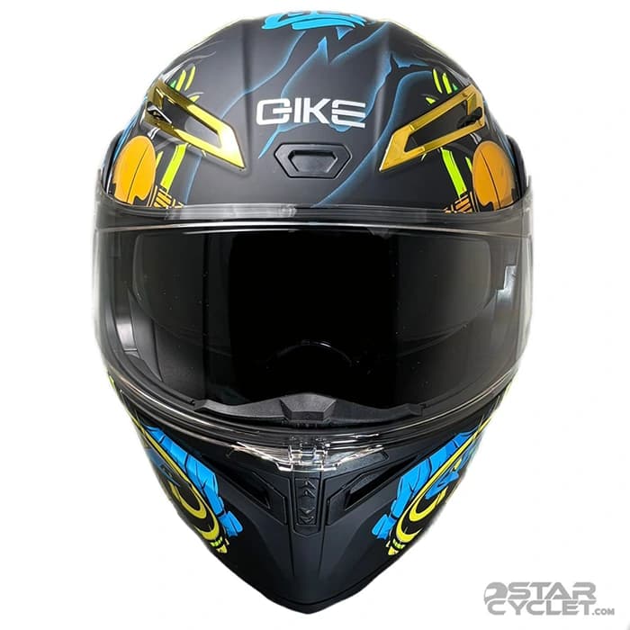 کلاه کاسکت فک متحرک Qike مدل MP01 BLUE THUNDER GOD — تصویر ۵