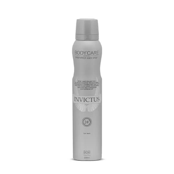 اسپری خوشبو کننده بدن بادی کر اسپرت و مردانه رایحه اینوکتوس Body Care Invictus For Men