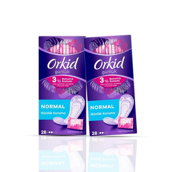 نوار بهداشتی ارکید Orkid مدل نرمال بسته 28 عددی