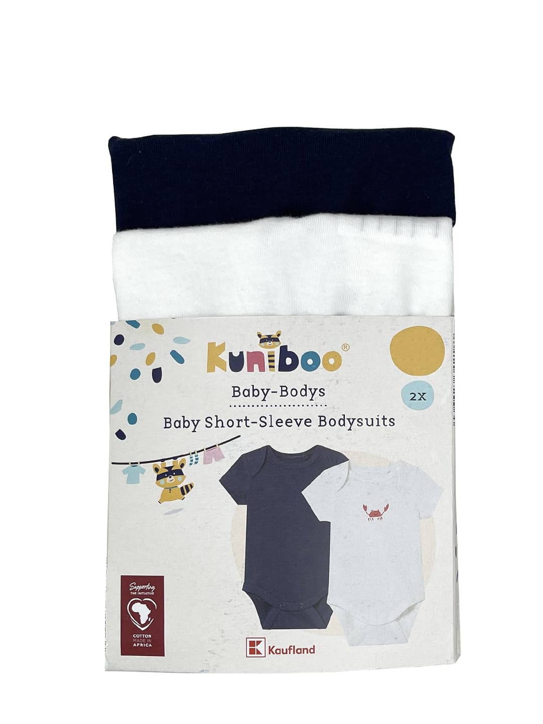 بادی نوزادی 100% پنبه ارگانیک برند Kuniboo کد A3288 — تصویر ۲