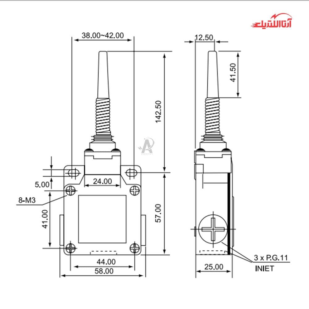 لیمیت سوئیچ آنتنی CNTD مدل CSA-071 — تصویر ۳