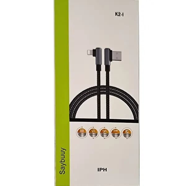 کابل شارژ گیمینگ USB به لایتنینگ سی بای مدل SAYBUUY K2-I با گارانتی — تصویر ۴